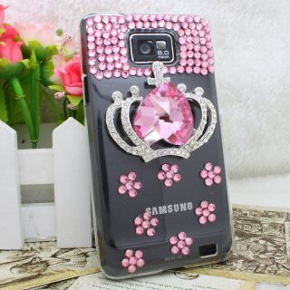 BlingBling Crown Diamond Hard Case Cover For Samsung Galaxy S II 2 