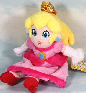 Newly listed super mario bros princess peach 7 soft plush doll toy