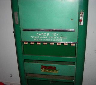 Vintage Antique Candy Vending Machine 10 Cents Martins Fresh Candy 