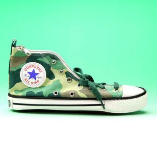 CONVERSE Comouflage Military Shoes Pencil Case   Green