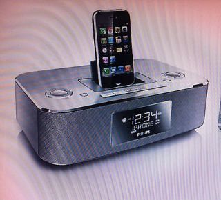 Philips DC290/37 Docking Clock Radio for iPod/iPhone (Aluminium)