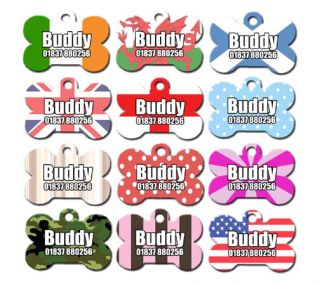 Cool Custom Personalised Pet Dog Name ID Tag For Collar