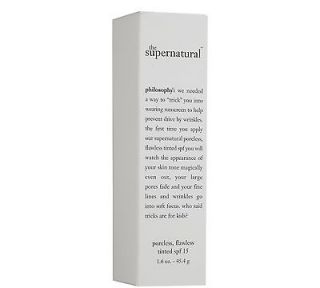 PHILOSOPHY THE SUPERNATURAL PORELESS FLAWLESS TINTED SPF 15 EXP 05 