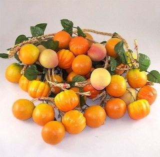 38PCS Artificial Pumpkins Oranges Peaches swags Home Decoration