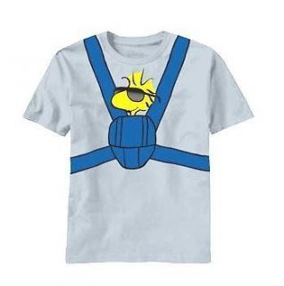 New Peanuts Woodstock Carrier Mens Costume T Shirt Snoopy Hangover