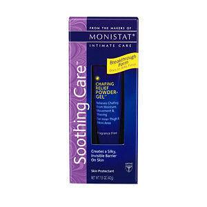 MONISTAT SOOTHING CARE CHAFING RELIEF POWDER GEL   USA