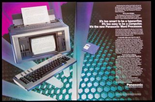 1988 Panasonic Personal Word Processor Magazine Ad