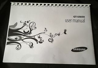 Samsung Galaxy Ace Full PRINTED Owners Users Instruction Manual Guide