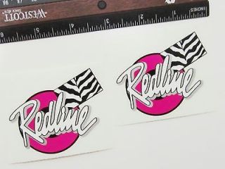   School 80s REDLINE RL20II RL 20 II RL20 B Fork Decal Sticker (2) Pink