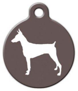   Silhouette   Custom Pet ID Tag for Dogs and Cats   Dog Tag Art