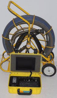 Ratech Elite Jr Pipe Inspection Camera W/100Ft Reel Color Screen 