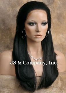French Lace Front Wig Silky straight Realistic Hairlines Long Off 