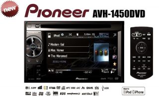 Pioneer AVH 1450DVD 5.8 DVD Player + GPS Navigation System CD iPod 