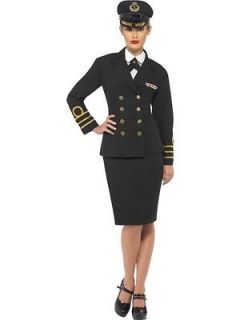 Navy Officer Female Pilot Adult Costume *New*