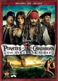 Pirates of the Caribbean On Stranger Tides DVD Johnny Depp