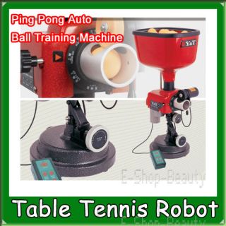 Table Tennis Robot Balls Picker Ping Pong Auto Ball Training Machine 