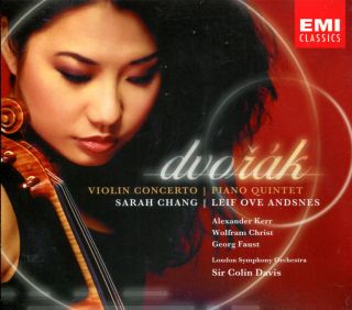 SARAH CHANG   Dvorak Violin Concerto/ Piano Quintet (KOREA) CD *NEW*