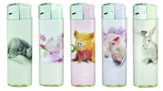   Rachael Hale Bunny / Rabbit / Pig / Piglet Lighter 5 designs available