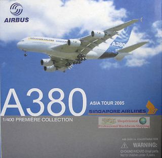 DRAGON WINGS AIRBUS First to Fly SINGAPORE A380 1400 Diecast Plane 
