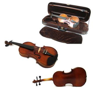 New High Quality New Helmke Viotti 3/4 Size Violin w/ Case Bow & Rosin