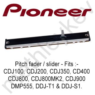 PIONEER PITCH FADER SLIDER CDJ800 CDJ800MK2 CDJ900 CDJ200 CDJ350 CD400 