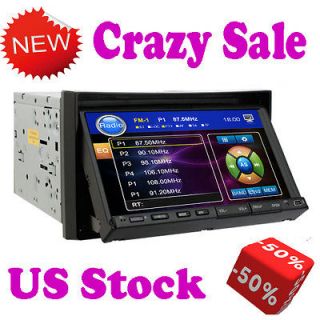   CD VCD DVD USB FM Player  SD Double 2 Din In Dash Radio HD LCD