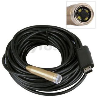 Pipe USB Borescope Endoscope Inspection Camera Scope 10m