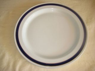 Royal Doulton Hotelware Cobalt Blue Rim Steelite Dinner Plate