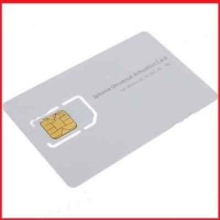 Universal Activation Sim Card for iPhone 2G/3G/3GS/4/4S