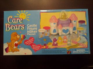 New 2003 Care Bears Castle Figure Maker Playset – Mold & Decorate 