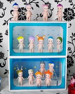 Acrylic Display Case with display stand (blue) Figures, Sonny angels 
