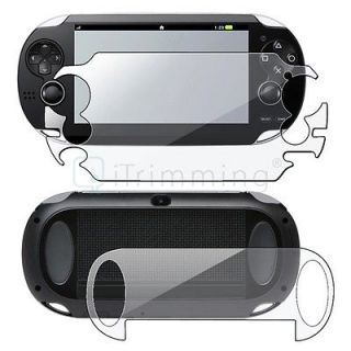   LCD Screen Front+Back Protector Guard For Sony Playstation PS Vita
