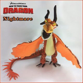   Train Your Dragon Plush Monstrous Nightmare Fire Dragon Soft Toy Doll