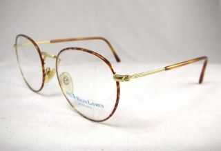   CLASSIC VINTAGE GLASSES FRAMES BROWN GOLD POLO CLASSIC XXIV/N 077