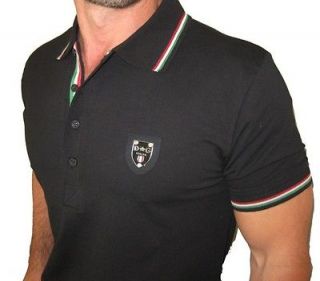   dg & gabbana Shirt Size Large black polo smart casual pub golf xmas