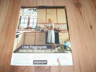 Poggenpohl kitchens 1984 magazine advert