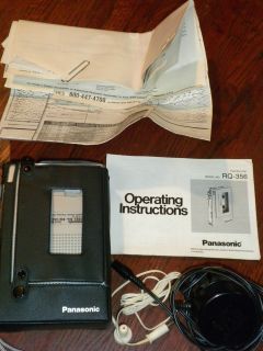   Panasonic TAKE N TAPE portable cassette recorder and player yellow