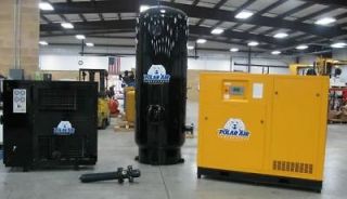 Industrial 75 HP VSD Industrial Rotary Screw Air Compressor w/ Dryer