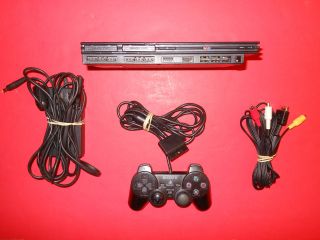 Newly listed Sony PlayStation 2 Slim Charcoal Black Console (NTSC 