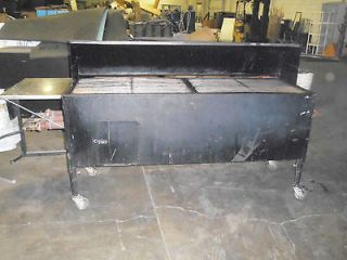 LARGE HOLSTEIN COMMERCIAL GAS BBQ STOVE GRILL PORTABLE CATERING COOKER