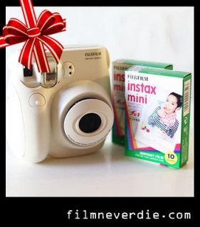   Instax Mini 7s White with 2 films   Polaroid 300 equi with warranty