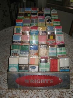 Vtg Lot 417 PKG SEWING NOTIONS WRIGHTS RICK RACK Metal STORE COUNTER 