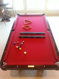 Brunswick Full size Pool Table 8ft with Accessories