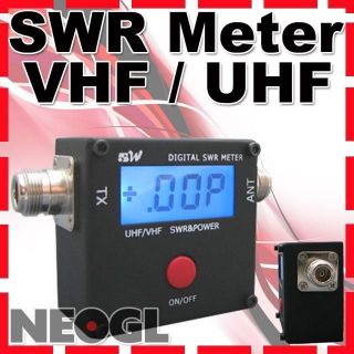 Digital VHF UHF Power & SWR Meter for Yaesu Ham handheld portable 