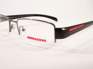   New PRADA glasses spectacles frames OPS 55AV,Gunmetal 51 case cloth