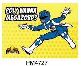Magnet POWER RANGERS NEW Blue Ranger Toys Gifts Anime Cosplay Licensed 