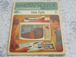 Show N Tell Picturesound Program Jane Eyre 1964 General Electric ST 