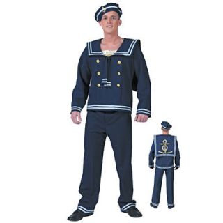 Mens Sailor Professional Military Halloween Costumes