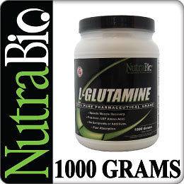 NutraBio 100% Pure L GLUTAMINE Powder 1000 G *AjiPure*