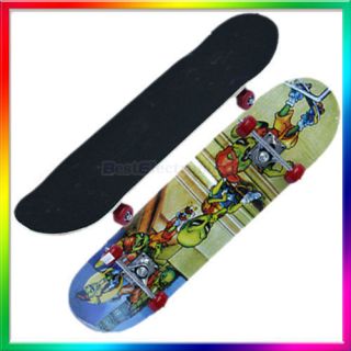 PRO Skateboard Complete Deck 7.75 Maple Wood, Cartoon Kids Stickers